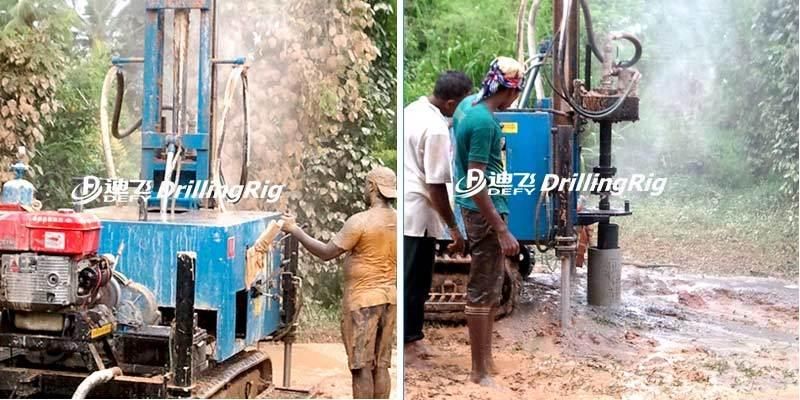 2022 Hot Sale 100m Deep Crawler Mounted Ground Water Hole Drilling Machines