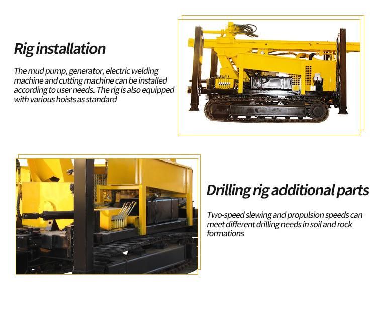 Borehole DTH Hammer Water Well Drilling Rig for Sale