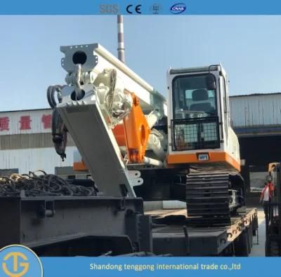 Max Piling Crawler Hydraulic Borehole Piling Driving Depth 20m Drilling Rig