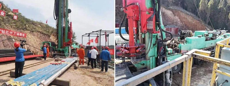 Rotary Rill Depth 420m Truck Mounted Water Well Drilling Rig Machine