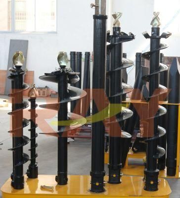 Skid Steer Excavator Earth Drill Hydraulic Auger Drive Deep Hole Earth Digger