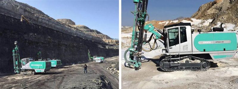 Hfga-44 Crawler DTH Surface Blast Hole Drill Rig