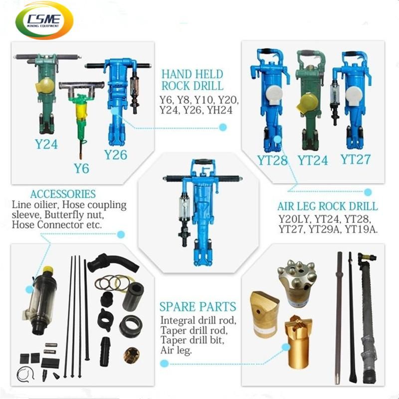 Yt27 Type Air-Leg Rock Drill