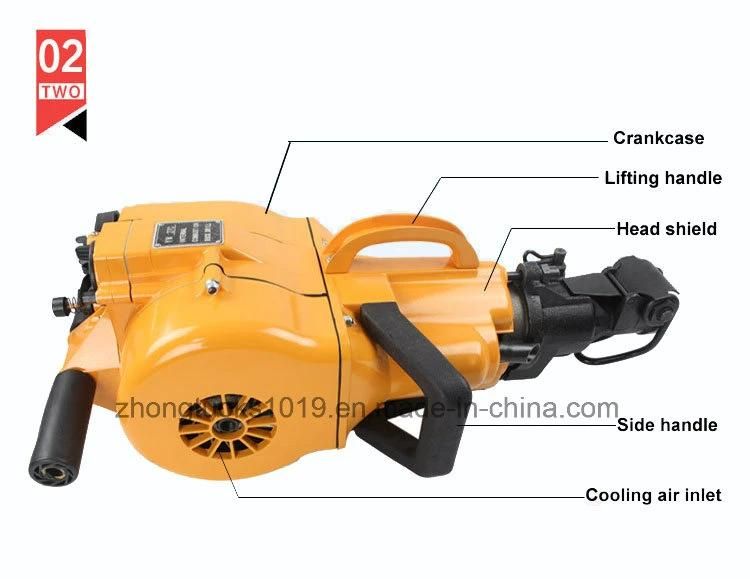 Gasoline Internal Combustion Jack Hammer Rock Drilling Machine