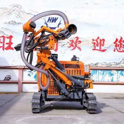 20m Hole Depth Crawler Drilling Rig Integrated Air Compressor Mine Drilling Rigs
