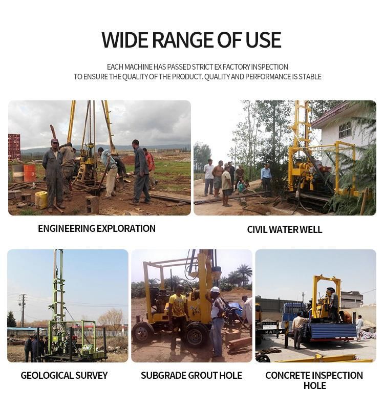 Rotary Borehole Well Drilling Rig