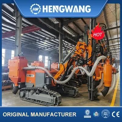 Blast Hole Anchor Crawler Pneumatic DTH Mine Rock Drilling Rig