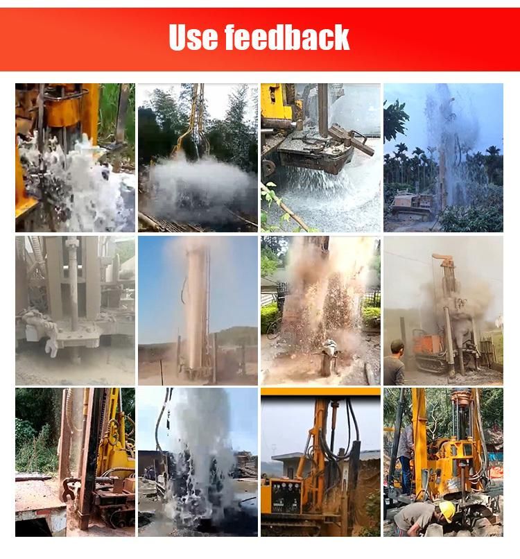 Drilling Depth160m Multifunctional Drilling Equipment Track Mounted Pneumatic Drilling Rig Machine with 2m Drill Mast