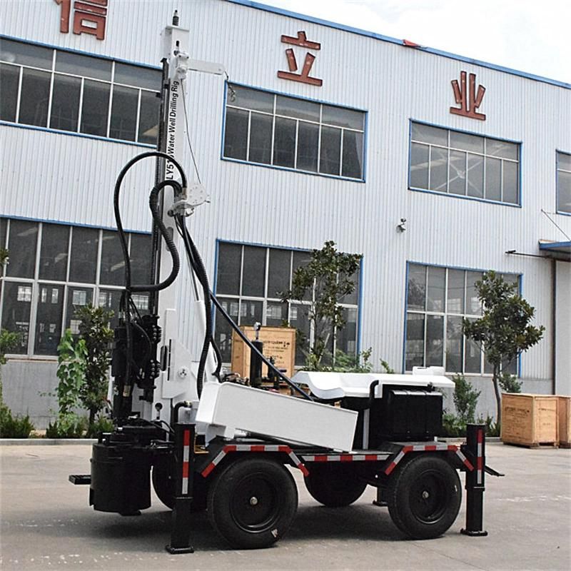 Air Compressor and Rotary Water Well Drilling Rig for Sale