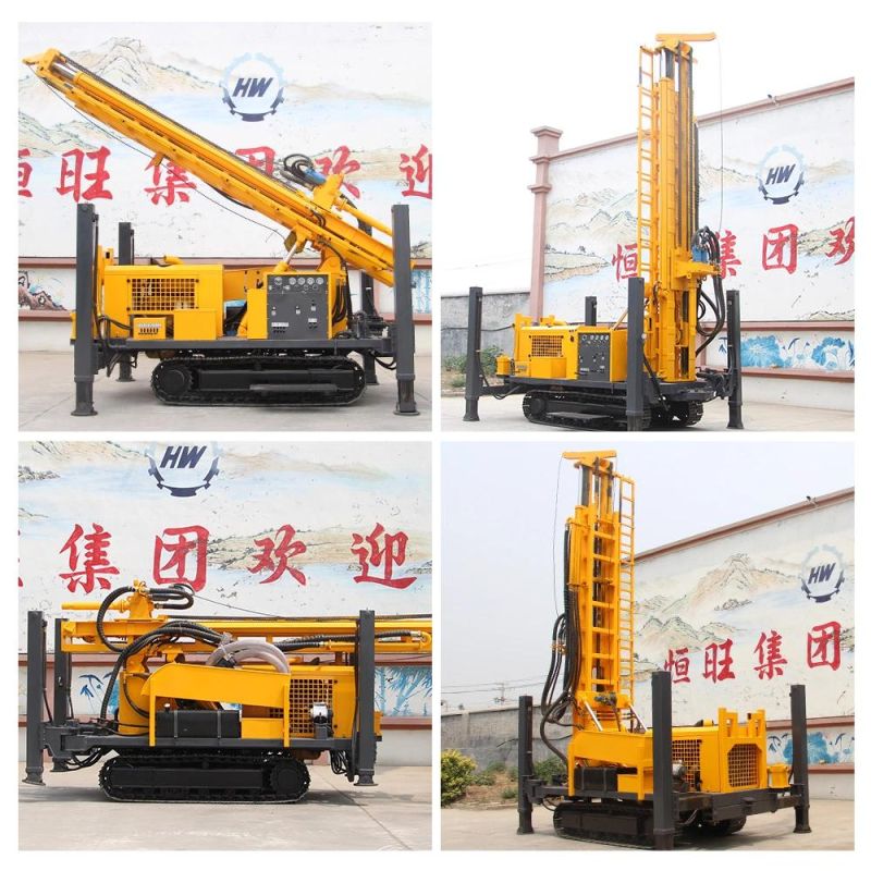 Pneumatic Drill Pipe Diameter 76mm Drilling Rig 320m Water Borehole Drilling Rig for Sale