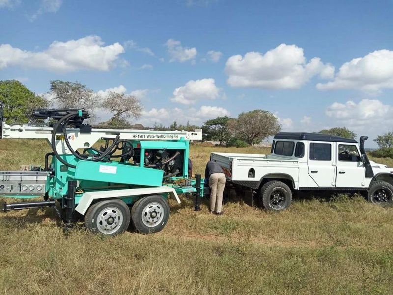 Energy Saving Hf150t Efficient Used Drilling Rig for Water Well