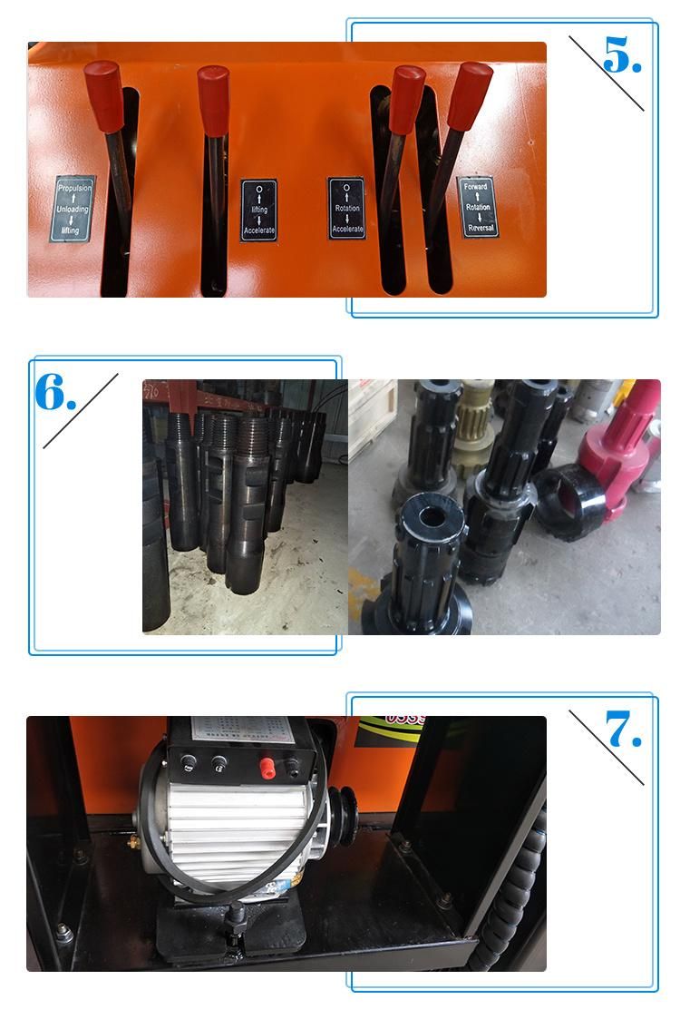 Crawler Borehole Mine Drilling Machine Water Well Drilling Rig Machine
