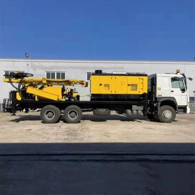 D Miningwell 300 Meters Water Well Drilling Rig Truck Mounted Drill Rig with Air Compressor Borewell Rig