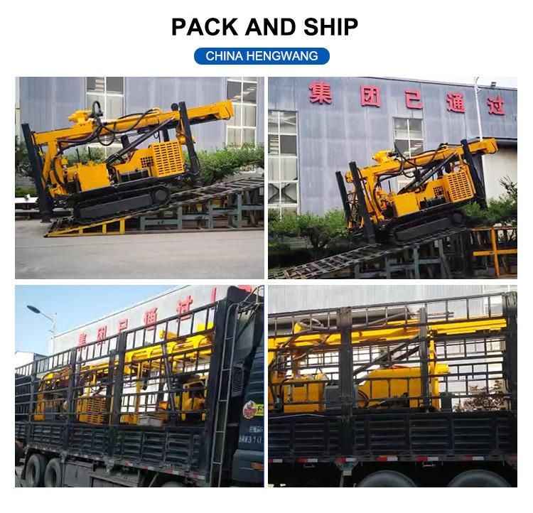 Crawler Borehole Pneumatic Deep Water Well Drilling Machine for Sale