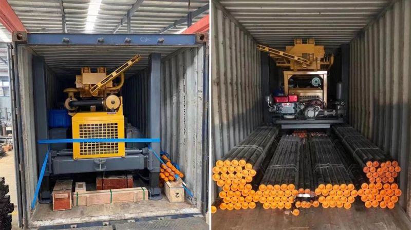 200m Depth Borehole Drilling Rig Water Well Drilling Rig Suitable for Air and Water Drilling