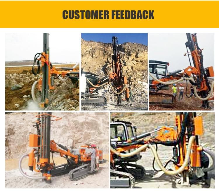 DTH Mining Crawler Drilling Rig Blast Hole Drill Rig for Investigation