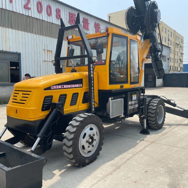 Hydraulic Pile Piling Rig Pile Rotary Driver Drilling Rig Machine for Sale Dl-180 Model