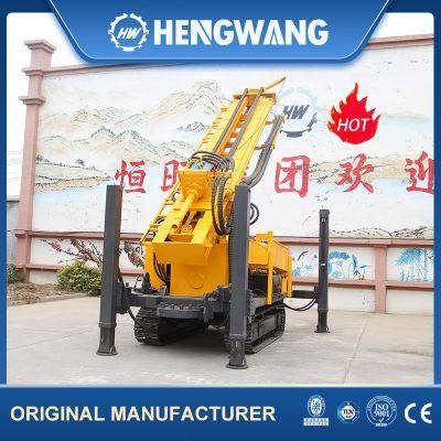 Borehole 280m Diesel Portable Hydraulic Water Well Drilling with Compressor