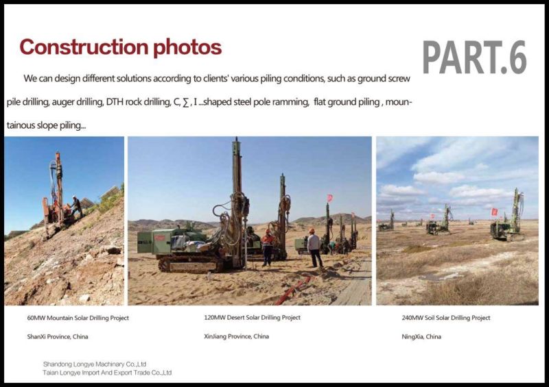 Crawler Rock Drifter for Anchor Soil Nails Drilling