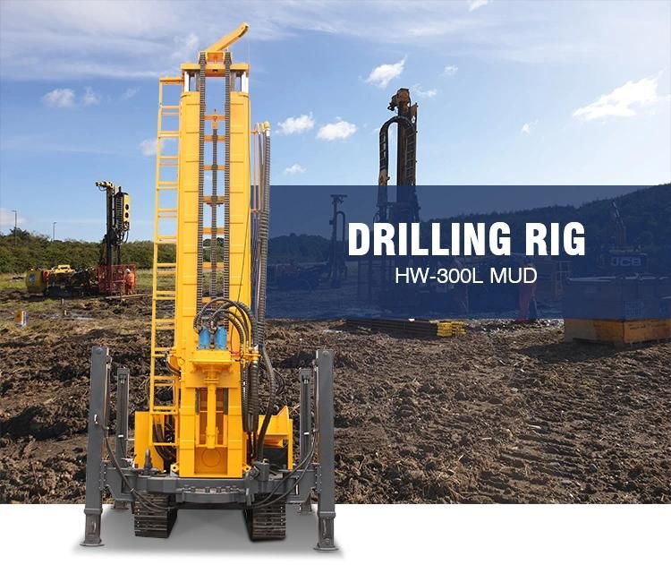 Multi Function Water and Pneumatic Rotary Water Well Drilling Rig