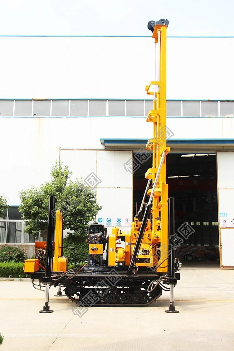 Mini Hw230 Track Mounted Crawler 200m Water Well Drilling Rig for Sale
