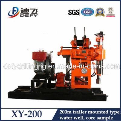 Hot Sale 2022 Xy-200 Soil Sampling Drilling Machine