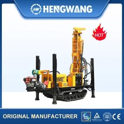 200m Depth Rubber Crawler Pneumatic Air DTH Drill Rigs