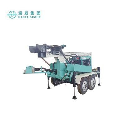 Hf150t Portable Tractor Drilling Rig Diesel Engine Water Drill Rig