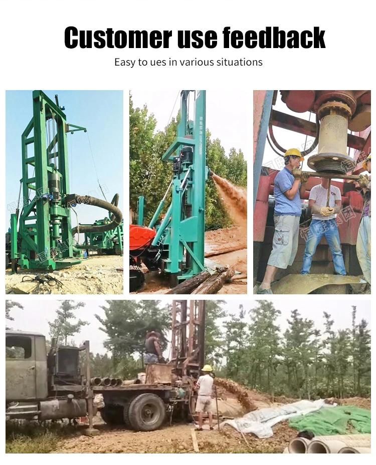 Big Hole Diameter Water Well Drilling Rig Rotary RC Piling Rig