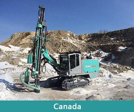High Strength Hfga-44 DTH Surface Blast Hole Drill Rig
