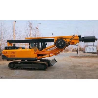 Programmable Crawler Drill Rig Rotary Head Rotary Drilling Rig