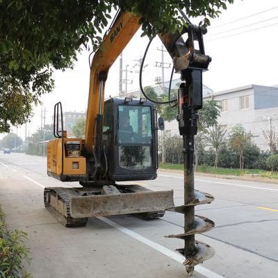 Hydraulic Earth Auger Drive for Backhoe Loader Skid Steer Loader Excavator Crane Tractor