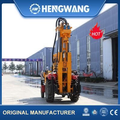 CE Tractor Chassis Pneumatic Water Well Drilling Rig