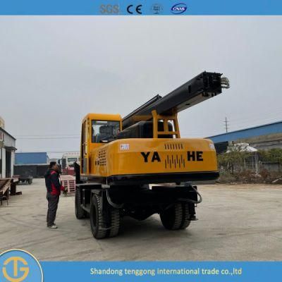 Crawler Hydraulic Soil Micro Small Rotary Hydraulic Deep Well Piling Drill Rig