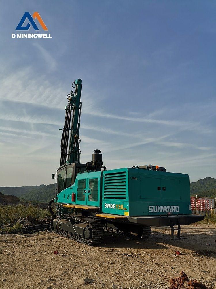 Integrated DTH Drilling Rig Blasting Hole Drilling Rig for Sale Rig Mining with Cab on Promotion