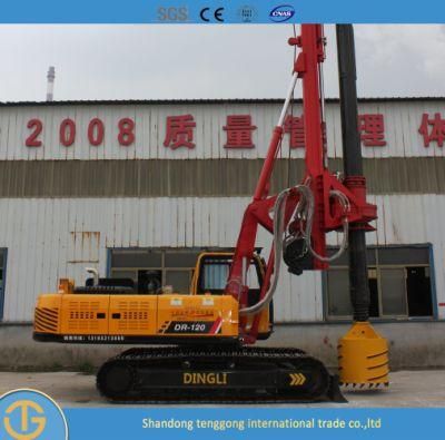 Small Rotary Drilling Rigs Hydraulic Piling Rigs with Cummins Engine