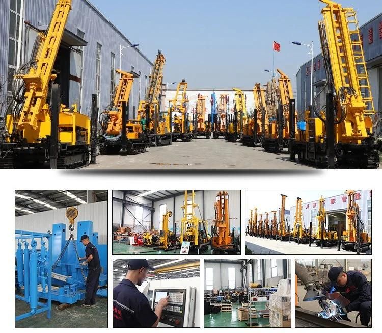 Pneumatic Drill Pipe Diameter 76mm Drilling Rig 320m Water Borehole Drilling Rig for Sale