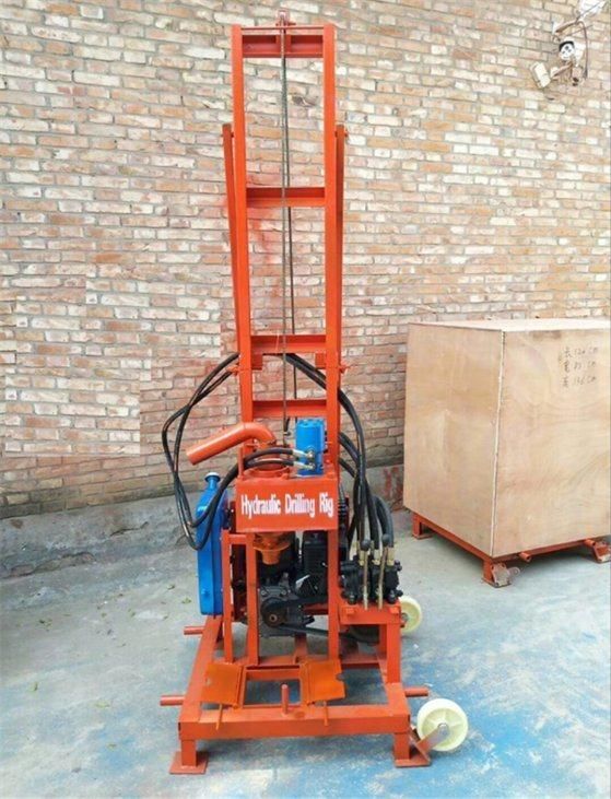 Factory Price 100m 200m Deep Portable Diesel Hydraulic Water Well Rotary Drilling Rig
