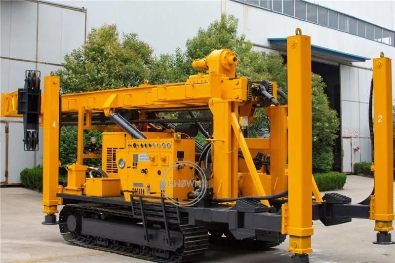 Construction Water Drilling Rig Machine Borehole Hydraulic Crawler Rock Borehole Drilling Machine Digge for Sale Trailer