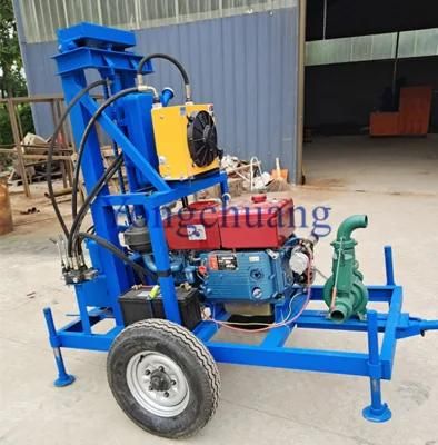 Hydraulic Drilling Rigs with Drill Pipe and Drill Bit