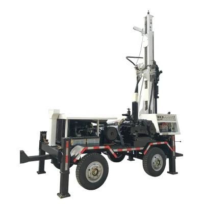 250m Drilling Depth Borehole DTH Water Well Drilling Rig Machines