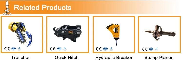 Hydraulic Excavator Earth Auger Drill