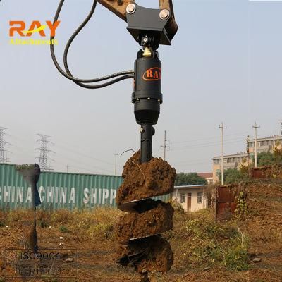 Excavator Auger for Earth Drilling Earth Drilling Machine for Excavator