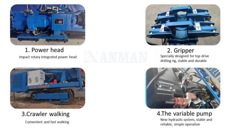 Hdl-168c Crushed Rock Stratum Multifunctional Drilling Rig