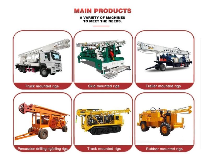 Chinese Product/Manufacturer. Inexpensive 200m Crawler Water Well Drilling Rig