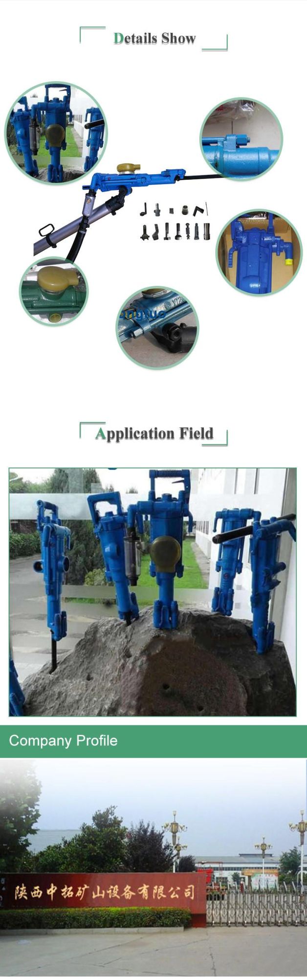 Rock Drill Drilling Machine Drilling Equipment