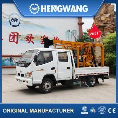 High Efficiency Drilling Depth 230m Truck Mounted Borehole Water Well Hydraulic Drilling Rig with CE Certification
