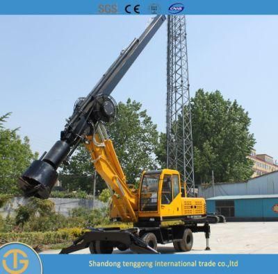 Mini Rotary Oil Surface Mini Piling Machine Head Hydraulic Piling Rig