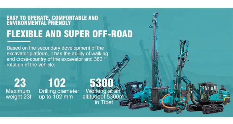Sunward Swdb120b Best Quality Down-The-Hole Coal Mining Drilling Rig