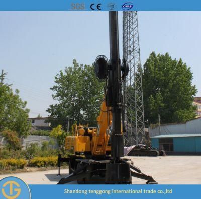 Hydraulic DTH Wheel Cylinder Head Hydraulic System Auger Boring Oil Surface Drill Rig